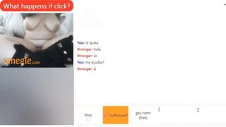 Chubby girl with huge boobs fingers her pussy