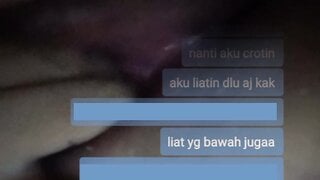 Indonesia Masturbating Full Face and Sound