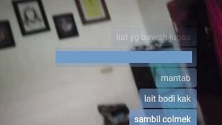 Indonesia Masturbating Full Face and Sound