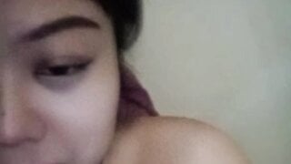 Indonesia Masturbating Full Face and Sound