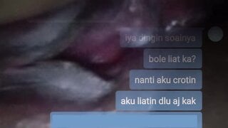 Indonesia Masturbating Full Face and Sound