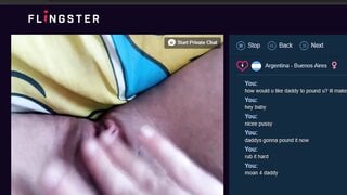 Pussy rubbing upclose