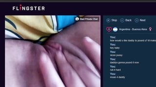 Pussy rubbing upclose