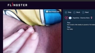 Pussy rubbing upclose