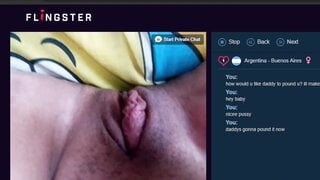 Pussy rubbing upclose