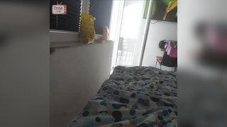 horny croatian teen shakes ass for me