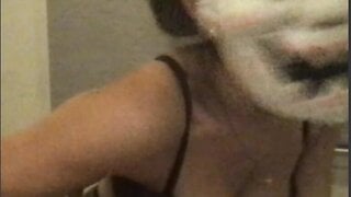 she wont help me cum but shows her tits