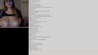 Girl on Omegle doing everything