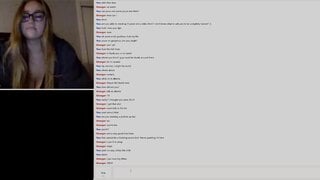 Girl on Omegle doing everything