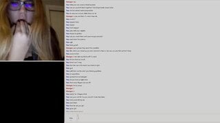 Girl on Omegle doing everything
