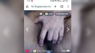 Indian teen showing it all