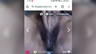 Indian teen showing it all