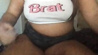 HOT CHUBBY BRAT PLAYING ON OMEGLE