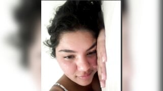 sexy teen shows her titties