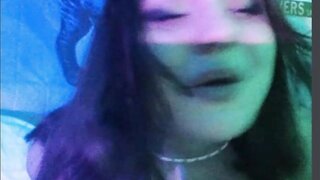 nice tit teen says oops and skips me
