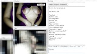 SLUT FROM CHILE CHEATS ON HER HUSBAND WITH ME ON CHATROULETTE