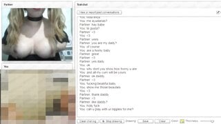 GIRL WITH PONYTAILS SHOW HER BEAUTIFUL TITS