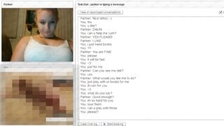 CHEATER WIFE SHOWS TITS WITH HER HUSBAND UPSTAIRS