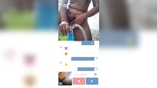 Badass Indian showering show