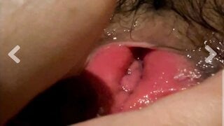 Pink pussy close up