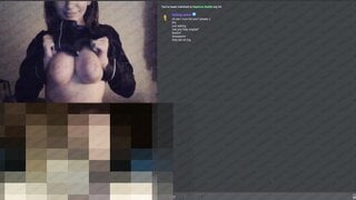 GIRL ASK HER BOYFRIEND PERMISSION TO SHOW ME HER MASSIVE TITS