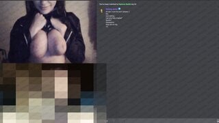 GIRL ASK HER BOYFRIEND PERMISSION TO SHOW ME HER MASSIVE TITS