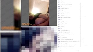 BBW SUCKS HER DILDO AND SHOW HER MASSIVE TITS