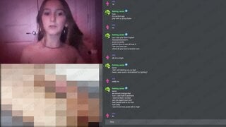YOUNG PETITE TEEN PLAYS AND WANTS MY CUM
