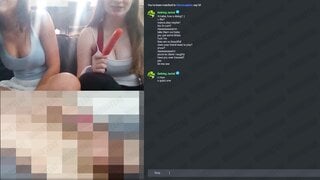 BEAUTFUL REDHEAD AND HER FRIEND SHOW THEIR TITS KISS WHILE EATING POPSICLE