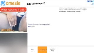 BBW with huge boobs fingers her pussy