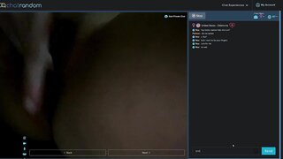 Really hot girl fucks herself until she cums for me! (Chatrandom)