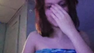 Random hot girl flashes her tits