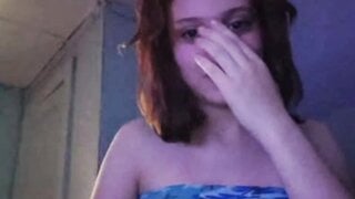 Random hot girl flashes her tits