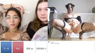 OMETV Asian Crossdresser Webcam Flash & Cum