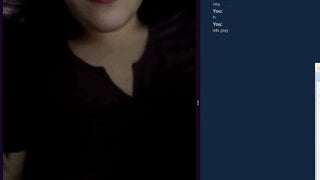 Omchater Flingster Horny Latina Masturbates to cum