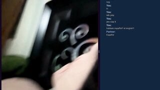 Omchater Flingster Horny Latina Masturbates to cum