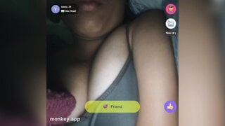 Big tits Indian Chick wants to lick my dick