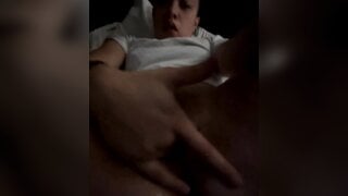 asian teen fingers and spreads her pussy
