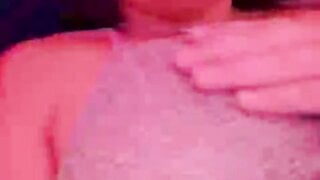 teen shows her big tits