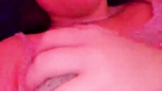 teen shows her big tits