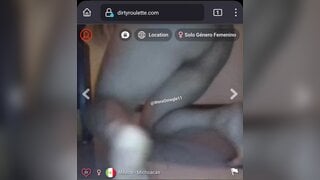 Mexican showing her huge ass