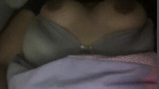 girl flashes me with her roomate in the room