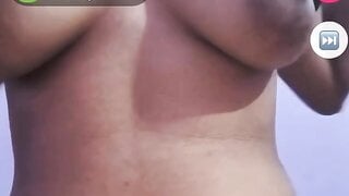 Indian flashes her biggies ( • )( • )