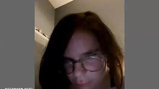 White teen masturbating