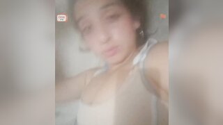 Colombian teen helps me cum
