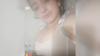 Colombian teen helps me cum