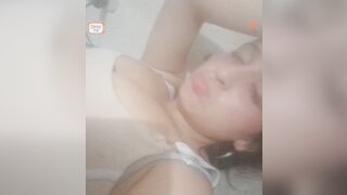 Colombian teen helps me cum