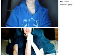 Omegle Huge cock 1