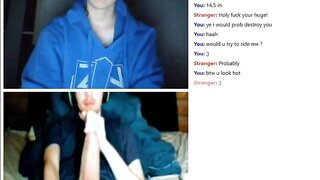 Omegle Huge cock 1