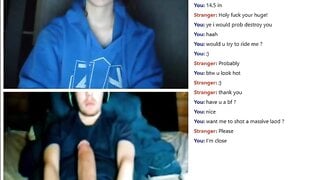 Omegle Huge cock 1
